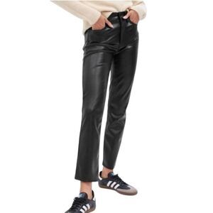GAP Vintage Slim High Rise Faux Leather Jeans| Pants – Size 29 | 8s